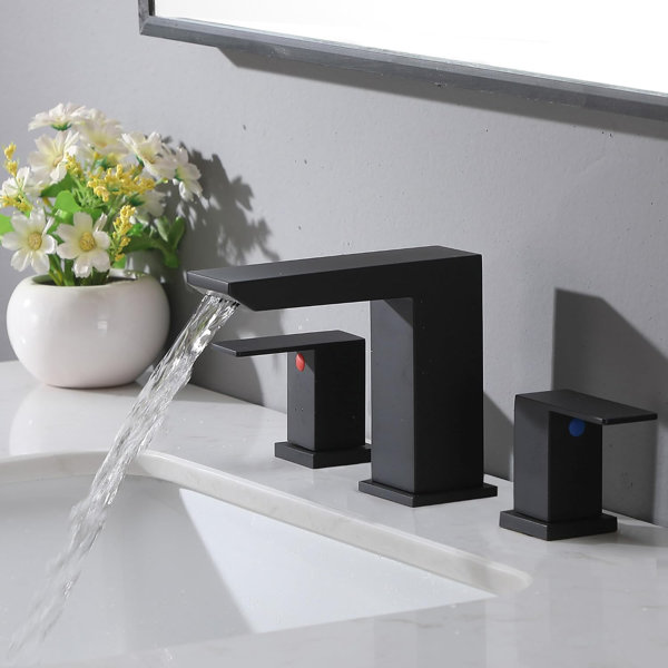 TAYANUC Widespread Bathroom Faucet 3 Hole, 2-handle Bathroom Sink ...